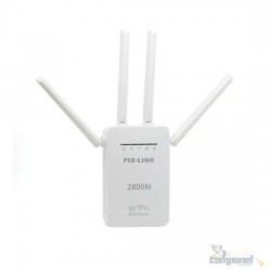 Repetidor Roteador Wifi 4 Antenas Pixlink 